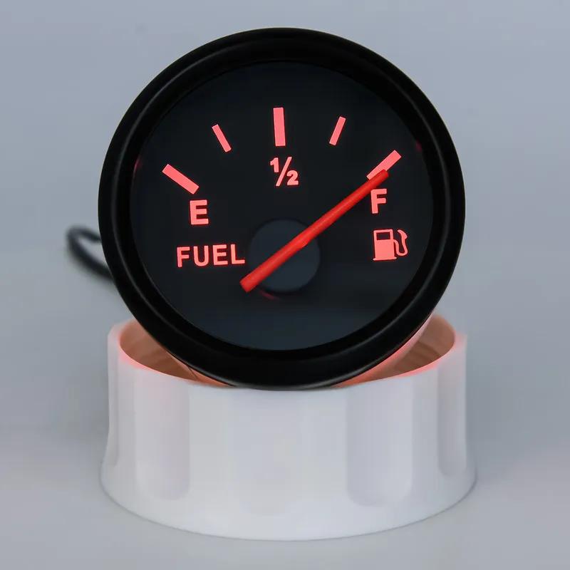100-600mm Stainless Steel Marine Fuel Level Gauge Sensor Fit Boat Car Fuel Level Gauge Meter 0-190 Ohm with Red BackLight