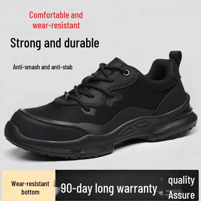 Atmungsaktive Sicherheitsstiefel für Herren mit Stahlkappe - Stoßfeste, durchstichfeste, antistatische Arbeitsstiefel