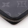 LOUIS VUITTON Zippy Coin Purse Vertical Coin Purse M81662 Monogram Eclipse black PVC mens Used