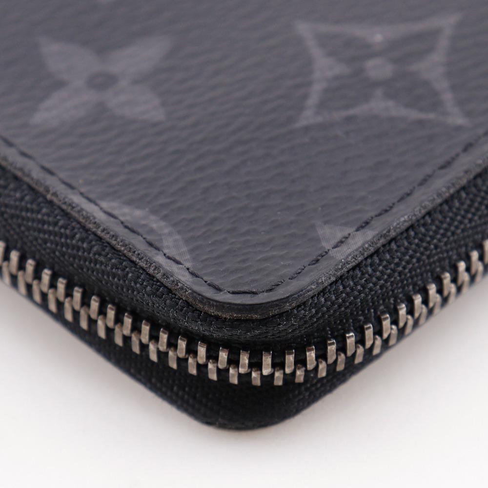 LOUIS VUITTON Zippy Coin Purse Vertical Coin Purse M81662 Monogram Eclipse black PVC mens Used