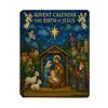 Yousheng 2025 Road To Bethlehem Advent Calendar 24 Acrylic Ornaments with Biblical Themes Christmas Tree Countdown Decor for Home Holiday