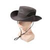 Summer Fishing Hat Men's Big Brim Hat Outdoor Solid Color Sunscreen Hat Travel Sun Hat