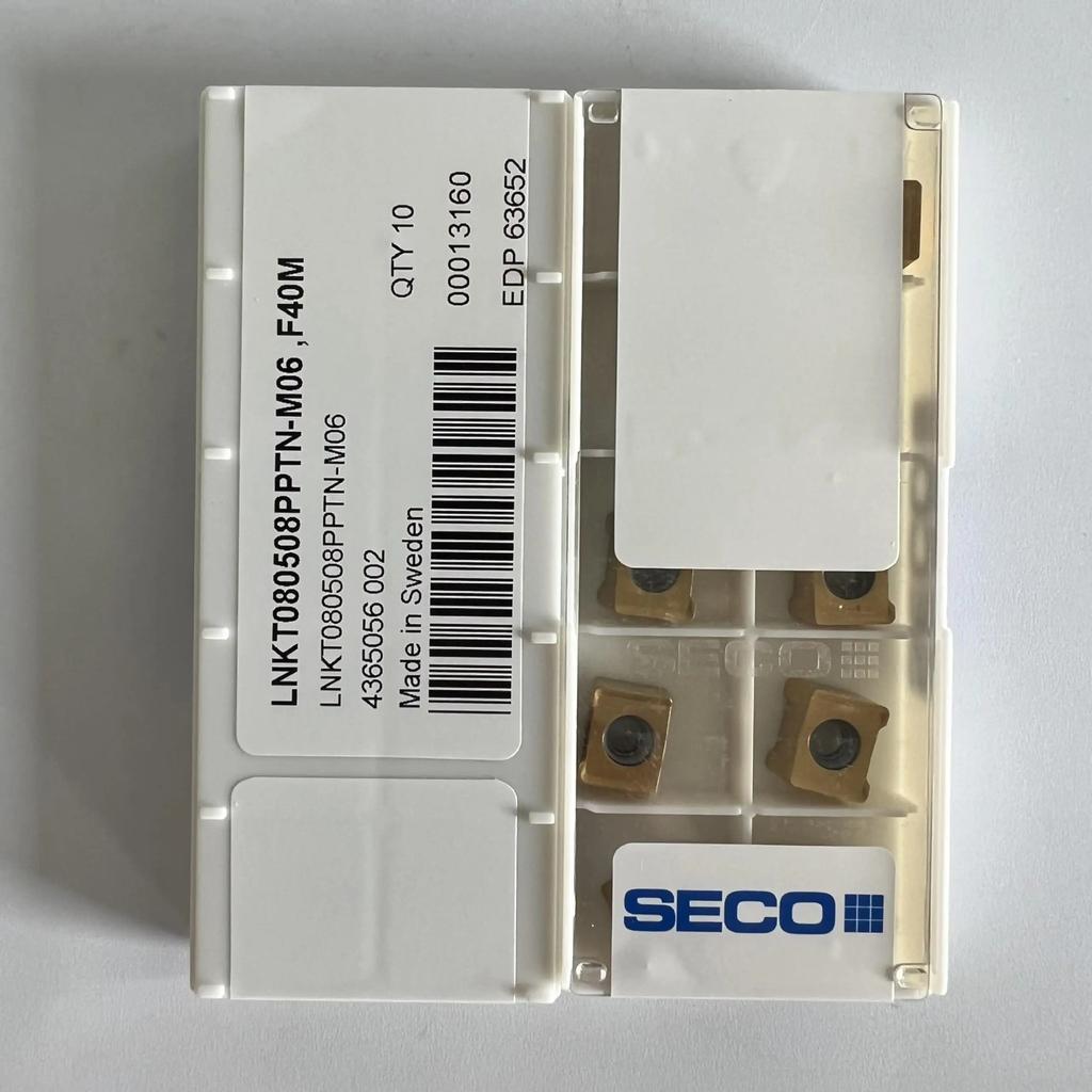 Seco / LNKT080508PPTN-M06 F40M /Original Genuine CNC Alloy Blade 10 PCS
