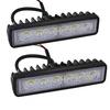 18W Motorcycle LED Light Driving Spotlight 800LM 6500K‑7500K White Light