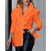 Elegant Women Long Sleeve Blouse V Neck Ruffle Design Print Shirts For Women Fashion Spring Autumn Pullover Tops