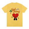 Nuova T-shirt da Uomo e da Donna con Bad Bunny Debi Tirar Mas Fotos DTMF World Tour Hip-Hop Rapper Stampa Grafica Musicale T-shirt da Donna e Uomo