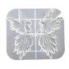 Crystal Epoxy Resin Mold Girl with Flute Angel Mirror Shiny Silicone Mould DIY Crafts Decorations Ornaments Casting Tool
