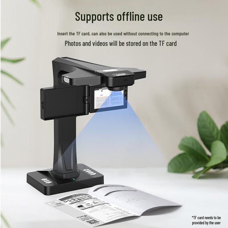 Lenovo A3 High-Speed Document Camera Scanner CN plug (adapter included)