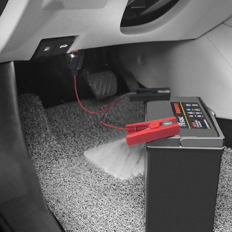 Emergency Power Supply OBD2 Connector Battery Clip For Quick Car Battery Jump Start And Safe Charging