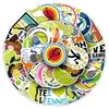 50pcs Waterproof Tennis Sports Stickers for Suitcase, Notebook, and Phone Decoration