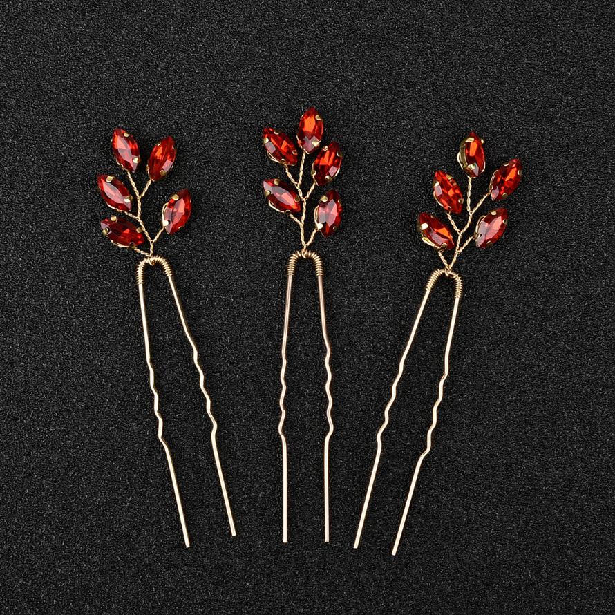 3 Stück Braut Hochzeit Haarschmuck Goldfarben Blatt Haarnadeln Clips für Frauen Schmuck Braut Kopfschmuck Kopfbedeckung Kopfschmuck Geschenke