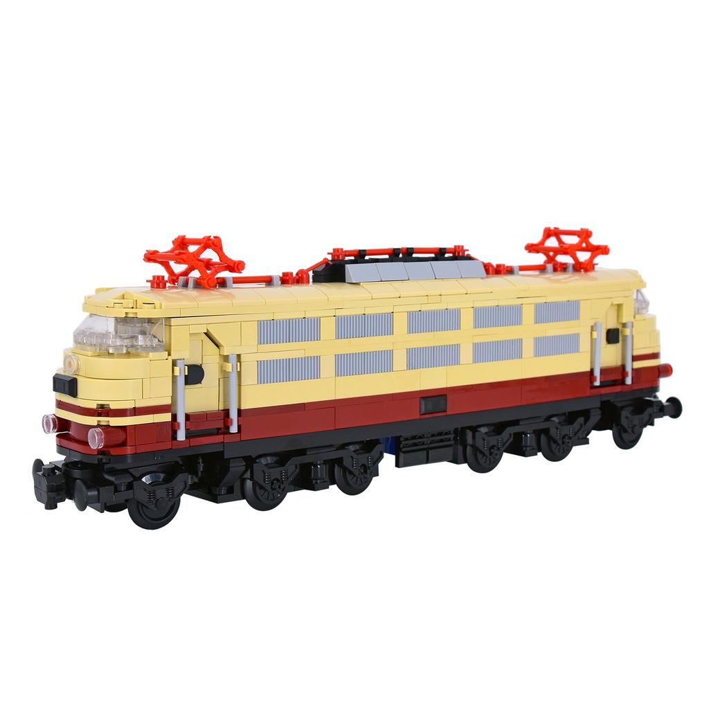 MOC City Creative Idea Train Rheingold BR 103 Building Classic Auto Blocks Bricks Assembled DIY Toys