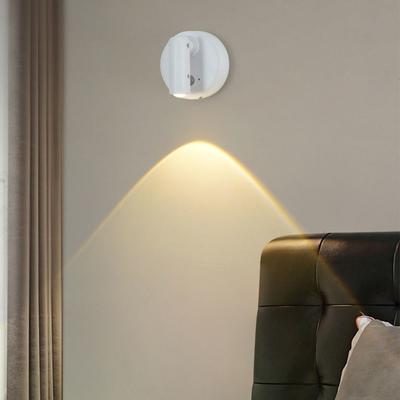 Wireless LED Wall Sconces Light Dimmable 0.5W LED Cordless Wall Light Magnetic Base 360° Rotation Touch Switch Spotlight