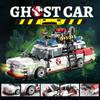 Creative Ghostbusters ECTO-1 Vehicle Technical Building Blocks Racing Car Model Car Assembly Bricks Toys for Kids Adult Gifts