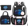 Hexenjäger Huntrx Campus Schultasche Mittel- und Oberschüler Lunchtasche Federmäppchen Rucksack 3-in-1 0724