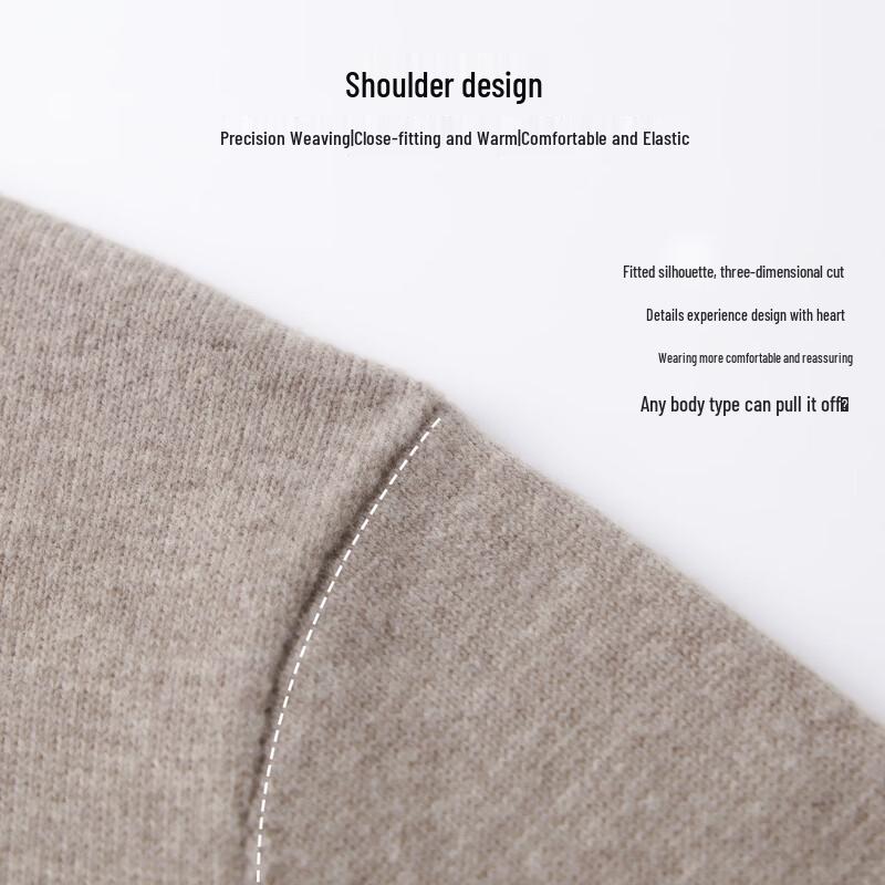 Sugiyama Men's 100% Wool Warm Round Neck Pullover Sweater