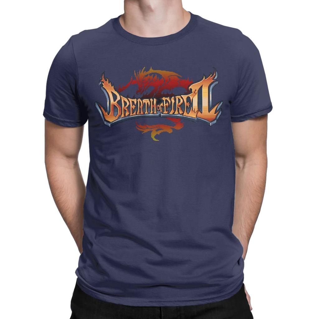 Breath Of Fire Lustiges 100% Baumwoll T-Shirt Breath Of Fire Oberteile T-Shirts Für Unisex