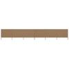 6 Piece Windscreen Mesh 800 X 80 Cm Taupe