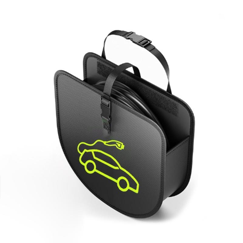 

Spacious EV Charging Cable Storage Bag Waterproof Hanging Organizers For Car Interior And Outdoor Activities 1