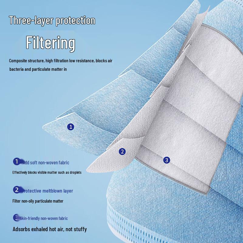 Hanyou Disposable 3-Ply Face Masks