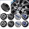 4 Pcs 64mm Car Wheel Hub Cover Modified Emblem Accessories For Volvo Polestar AWD V50 S60 XC60 S40 XC40 XC90 V60 S80 S90 V90