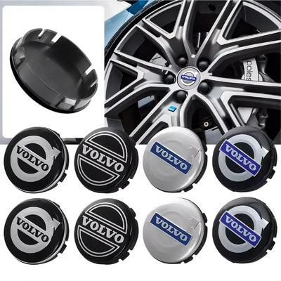 4 ks 64mm Krytka náboje kola auta Modifikovaný znak Příslušenství Pro Volvo Polestar AWD V50 S60 XC60 S40 XC40 XC90 V60 S80 S90 V90