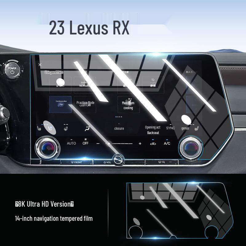 Lexus RX350 Zentrales Bedienfeld Displayschutzfolie für Navigation/500H Verbesserungen