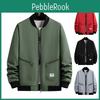 Baseball Jacket Autumn Spring And For Men Casual Loose Plus Size Jacket