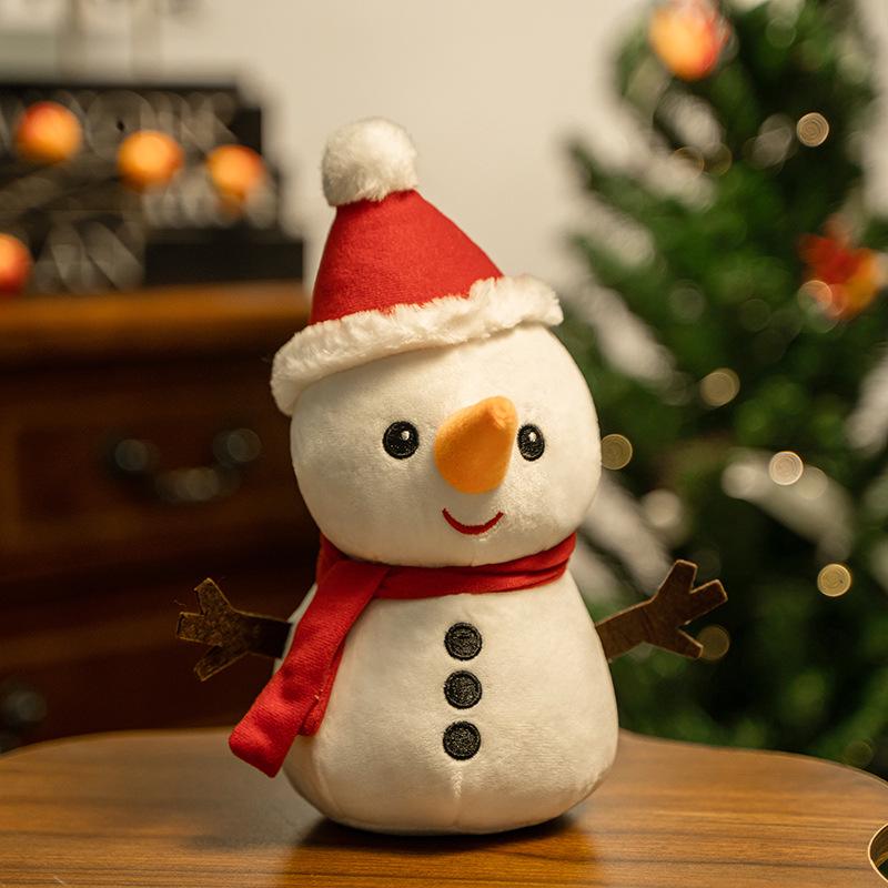 Christmas Santa Figurines & Reindeer Plush Toys Dolls Ornaments Keychains