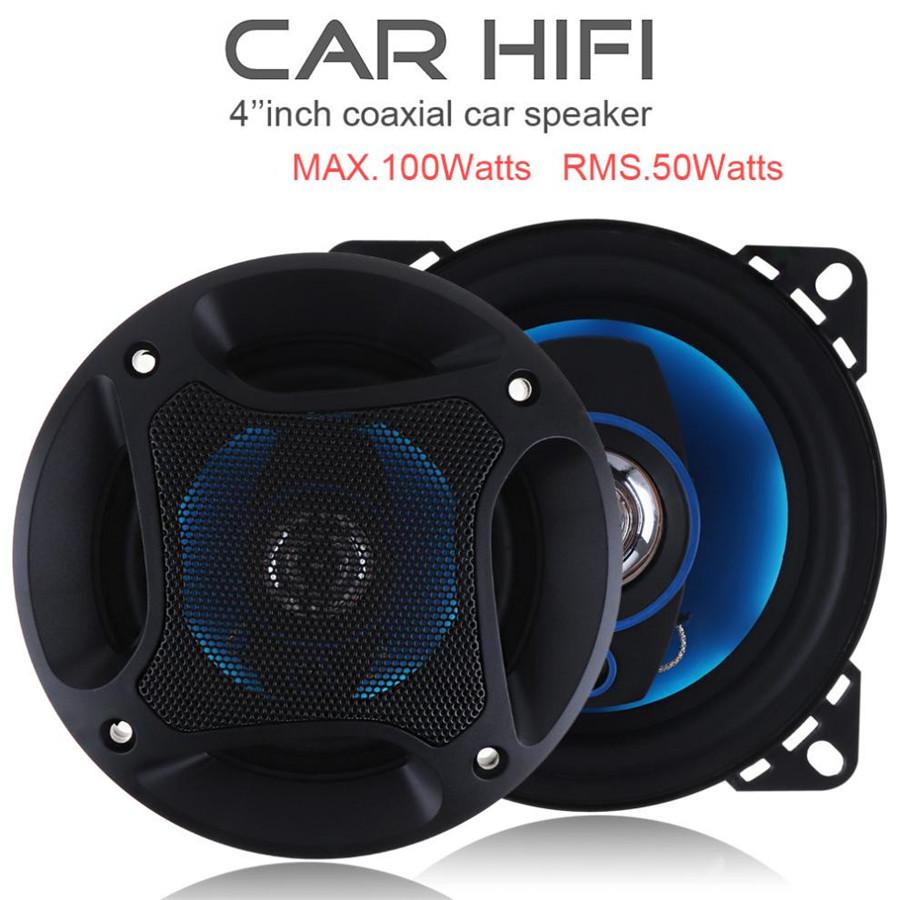 

2 шт. 4-дюймовый 100 Вт 3-полосный автомобильный Hi-Fi громкоговоритель коаксиальный рупор авто автомобиль стерео