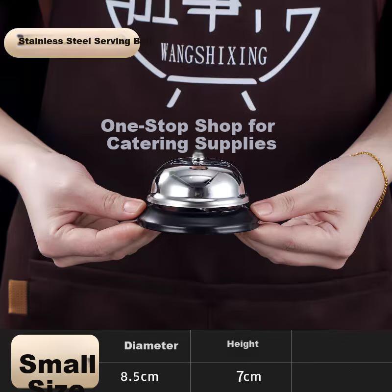 Jingmao Stainless Steel Food Call Bell, Dining Bell, Ringing Device, buzzer for Bar And Pet, Table Bell