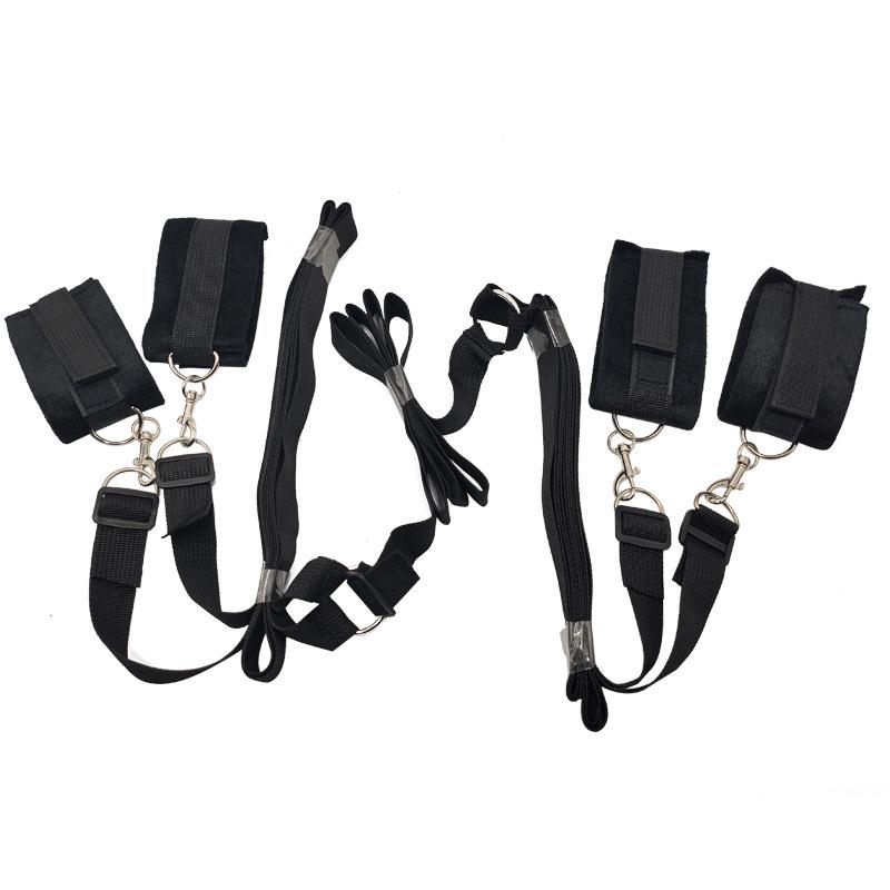 SM Plush Bondage Handcuffs & Anklets Restraint Set