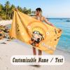 Custom Name Large Beach Towel,Naruto Quick Absorbent Towel For Outdoor Travel Poolside