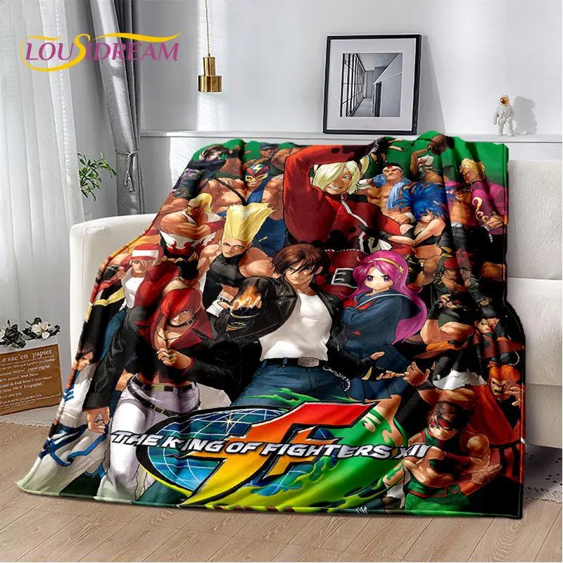 King of Fighters Retro Game Gamer Soft Plush Blanket,Flannel Blanket Throw Blanket for Living Room Bedroom Bed Sofa Picnic Cover