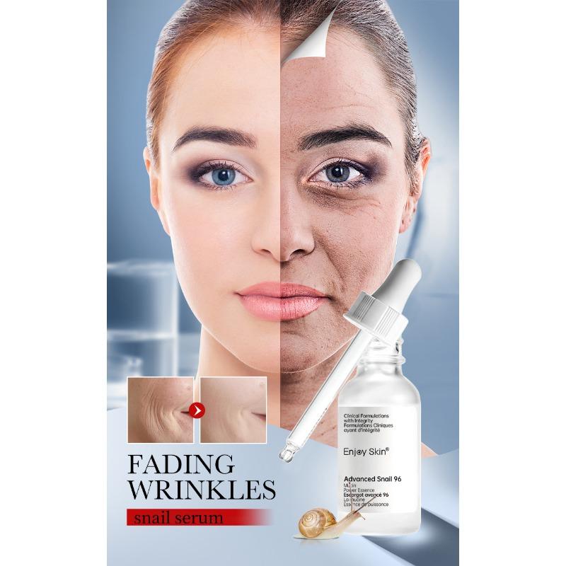 Snail Essence Brightening Double Essence Facial Tightening Whitening Moisturizing Repair Improving Dark Yellow