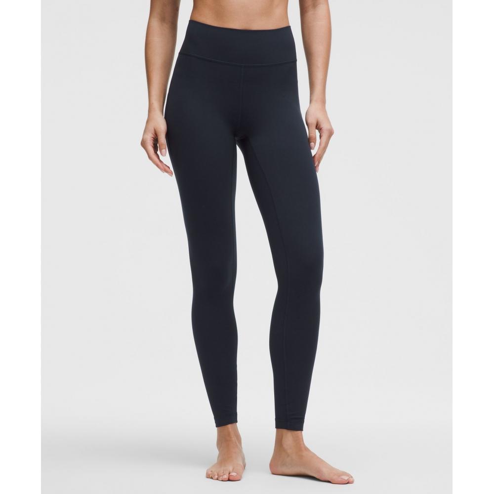 

Lululemon Groove High Rise Ribbed Panel Tight 28 True Navy 8/28