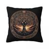 Celtic Tree Of Life Square Pillowcase Pillow Cover Polyester Cushion Zip Decorative Comfort Throw Pillow for Home Bedroom