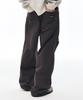 FREEMARIO Side Pintuck Chino Pants [Brown]