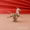 Creative Brass Horse And Monkey Cute Statue Key Chain Pendant Home Office Desktop Ornaments Funny Toys