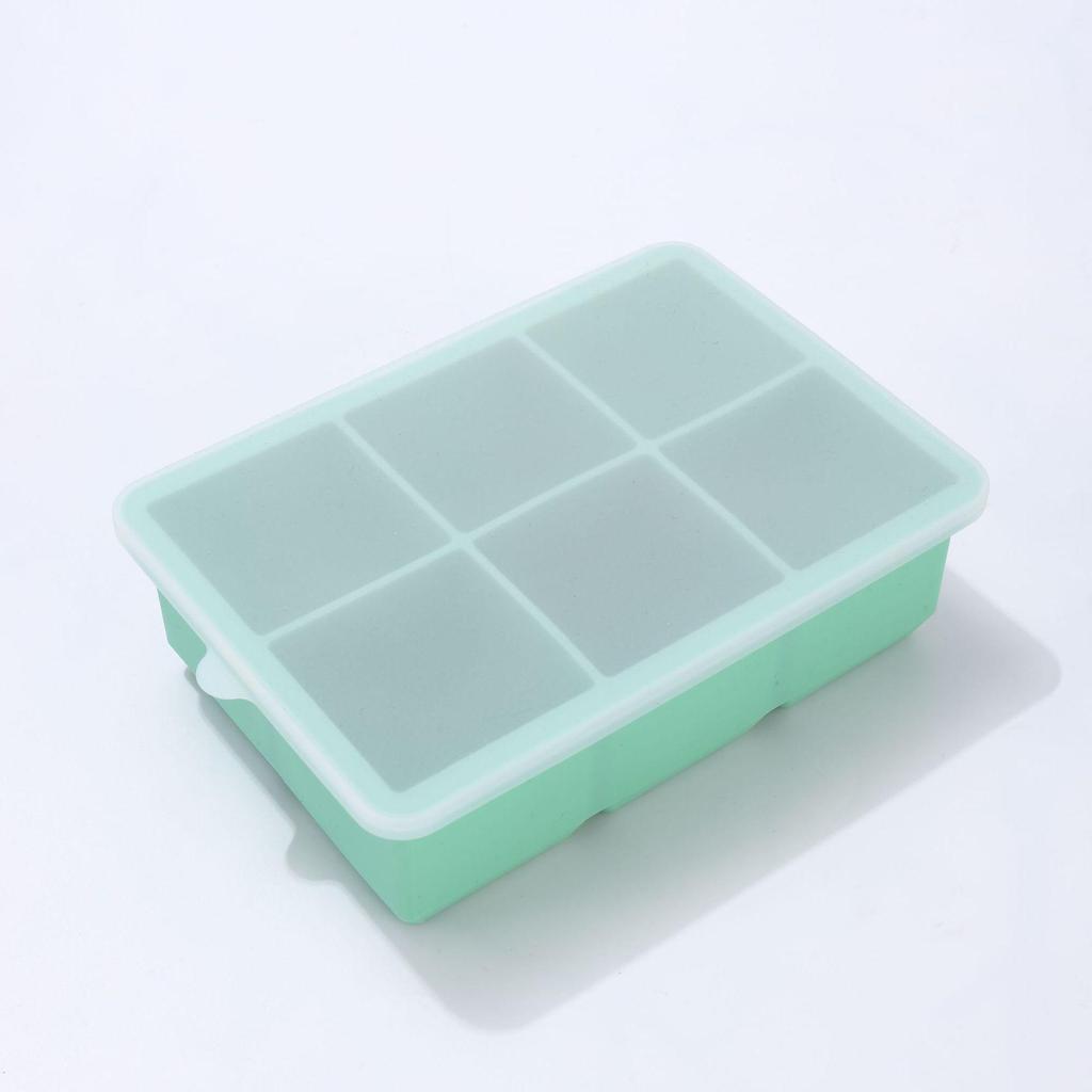Silicone Ice Cube Tray with Lid - 6, 15, 24 Grids for Easy Release Ice Cubes