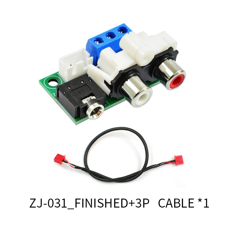 Lotus Socket 3.5MM Headphone Audio Adapter Board Amplifier Chassis DIY Output Board RCA Female Connector Audio AccessoryGood product