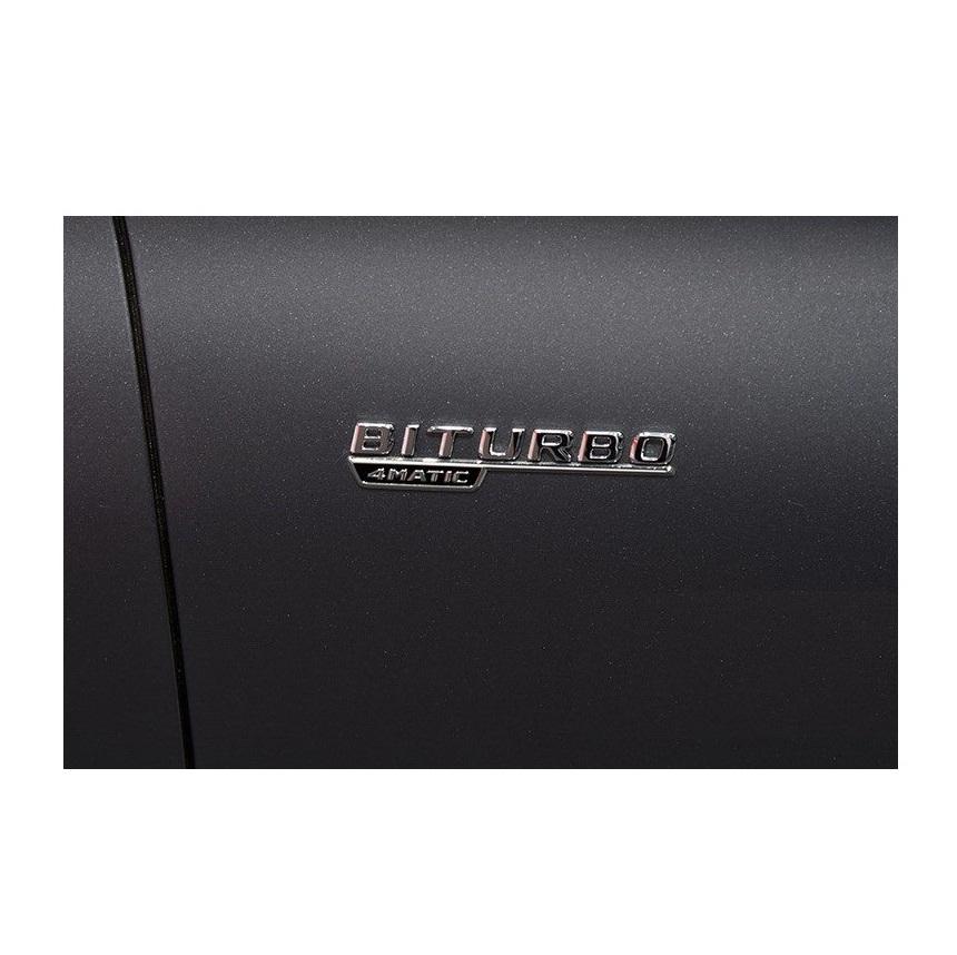 CXGSL1 Chrome Letters C32 C43 C55 C63 Symbols V8 BITURBO 4MATIC Sticker for Benz AMG W204 W205 Trunk Fender Emblems