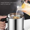 Oil Strainer Pot Stainless Steel Bacon Grease Can Oil Storage Can Container with Fine Mesh for Storing Frying Oil and