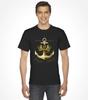 Royal Navy Senior Service T-Shirt Kurzarm Lässig 100% Baumwolle Rundhalsausschnitt Sommer Unisex T-Shirt Größe S3XL
