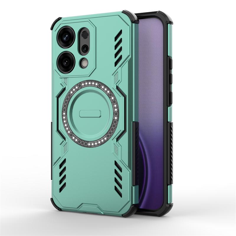 Shockproof Back Cover For Oppo Reno 14 Case For Oppo Reno 14 Pro Magnetic Adsorption Wireless Charge Cover For Oppo Reno 14 Case