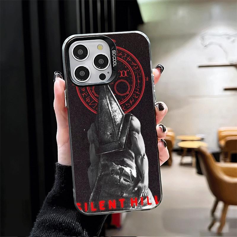 Silent Hill Horror Theme Shockproof Phone Case for iPhone 17 Air 16 16E 15 Pro Max 14 Plus 13 Mini 12 Back Cover Anti Fall Funda