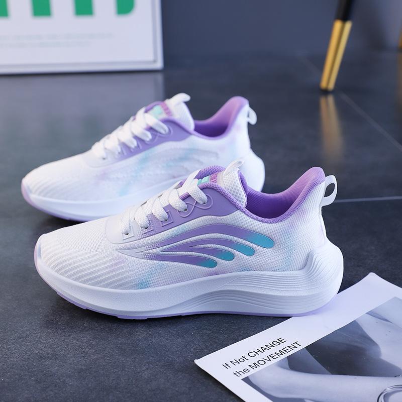 Women s Tie-dye Mesh Sneakers Breathable Casual Sports Shoes 35
