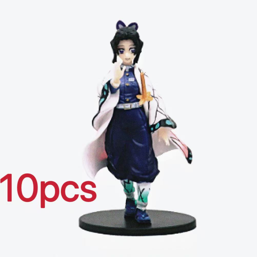 16 Anime Devil Killer Ghostbusters Character Kamado Tanjirou Action Character Agatsuma Zenitsu Nezuko Warrior PVC Model Toys