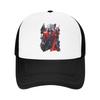 Dante Devil May Cry Sun Hats Summer  Yk Funny Mesh Trucker Hat Sun Visor Print Snapback Cap Birthday Gift