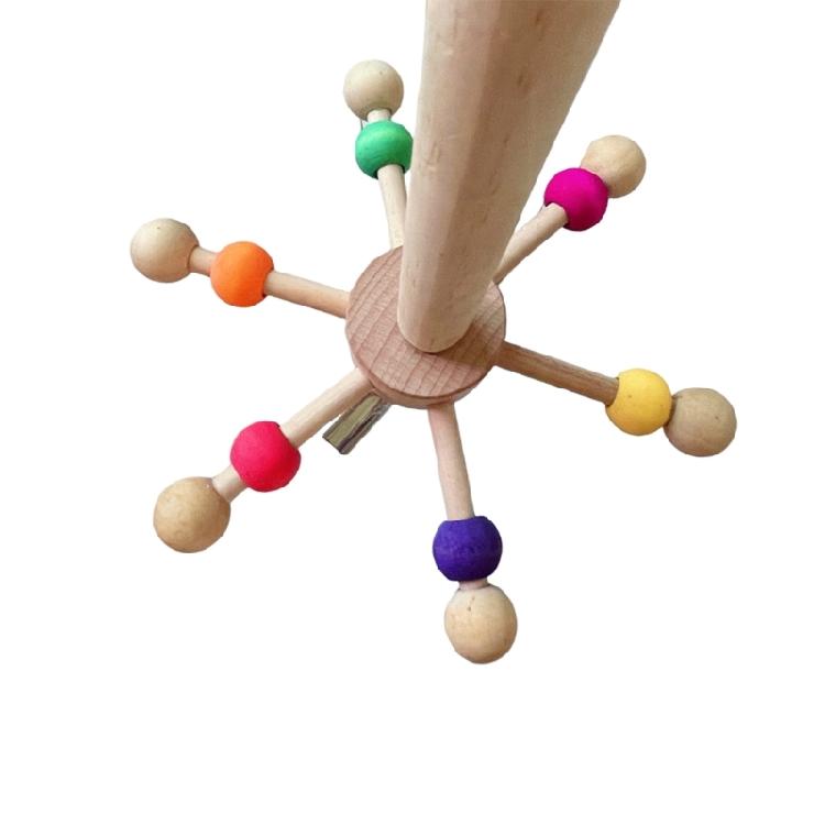 Birdcage Climbing Rotating Perch Wheel Toy Parrot Perches Cage Accessories Toy Resting Perch Toy for Parakeets Budgies